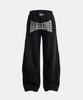 BADBLOOD Shield Old Glory 2-Way Curved Jogger Trousers - Dusty Black