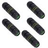 5Pcs Outdoor Electrical Cable Connector IP68 Waterproof 3 Core Wire Connectors 7?10mm