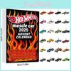 Muscle Car Holiday Countdown Calendar With Acrylic Accessories For Christmas Decor
