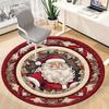 1pc Santa Claus Chair Carpet for Office, Round Non Slip Durable Large Size Office Carpet, Suitable for Office