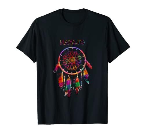 Navajo Native American Indian Colorful Dreamcatcher Tribal T-Shirt