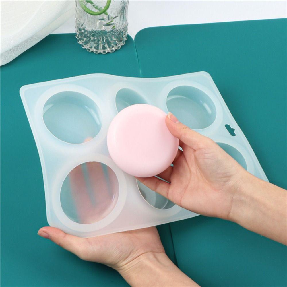 Flat Bottom Silicone Soap Mold Dome Shape Soap Making Mold Round Silicone Mold  Dessert Mousse