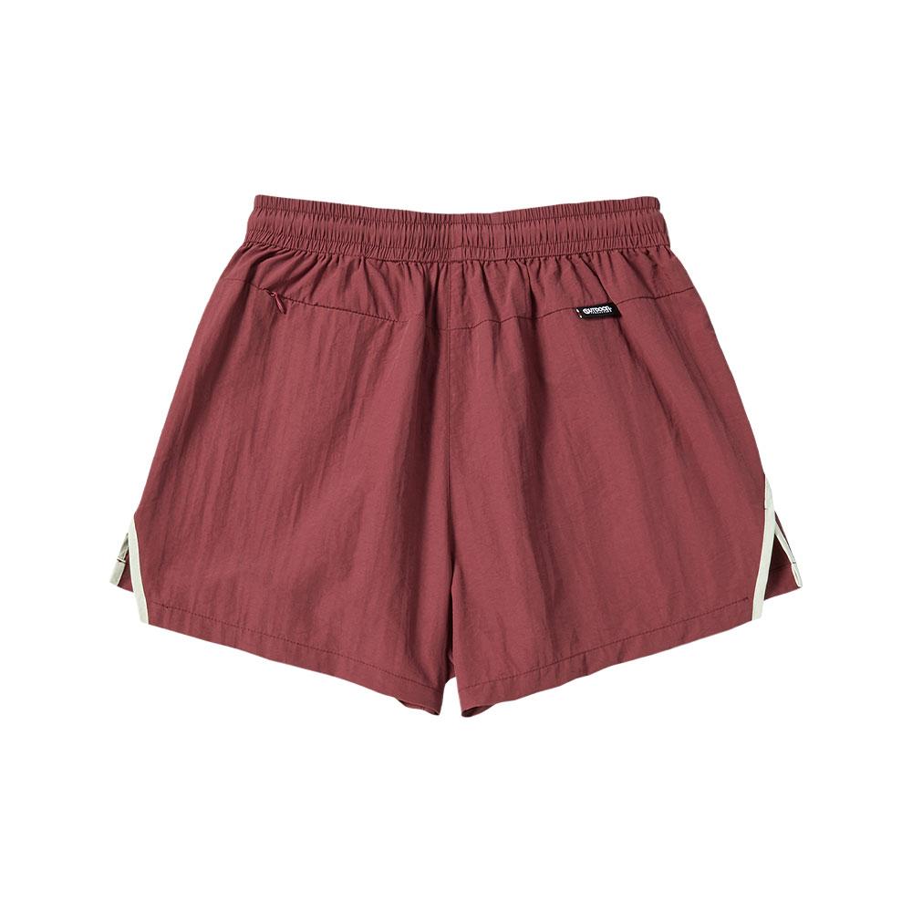 OUTDOOR PRODUCTS Women'S Track Nylon Shorts (Burgundy)