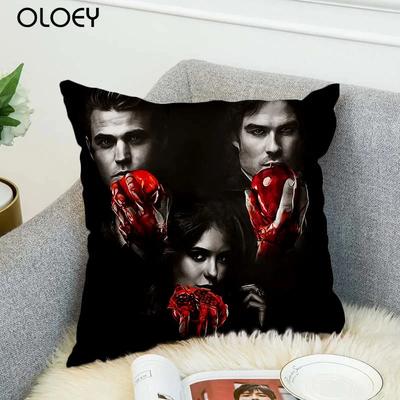 The Vampire Diaries Kissenbezug, Polyester, dekorative Kissenbezüge, Überwurf-Kissenbezug, Stil 6