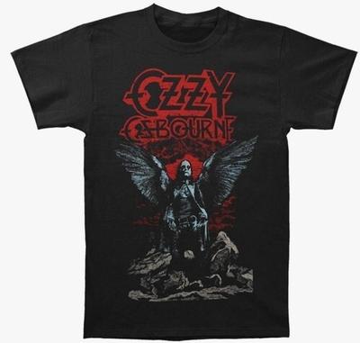 Ozzy Osbourne / Retro Graphic  Global Brand Black New HH04117 Unisex T-Shirt