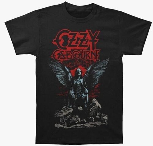 Ozzy Osbourne / Retro Graphic Global Brand Black New HH04117 Unisex T-Shirt