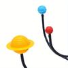 1 Ensemble Système Solaire Neuf Planètes Modèle Kit Scientifique Assemblage DIY Interaction Parent-Enfant Jouet Planétarium Jouet Éducatif