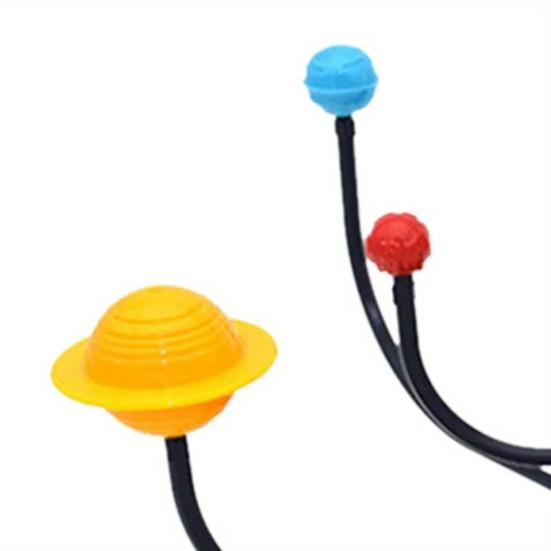 1 Ensemble Système Solaire Neuf Planètes Modèle Kit Scientifique Assemblage DIY Interaction Parent-Enfant Jouet Planétarium Jouet Éducatif