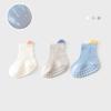 3pairs/lot 6 Colored Of Net Eye Non-slip Baby Girl Sock Hollow-out Breathable Thin Infant Girl Cotton Socks Children's Socks Kit