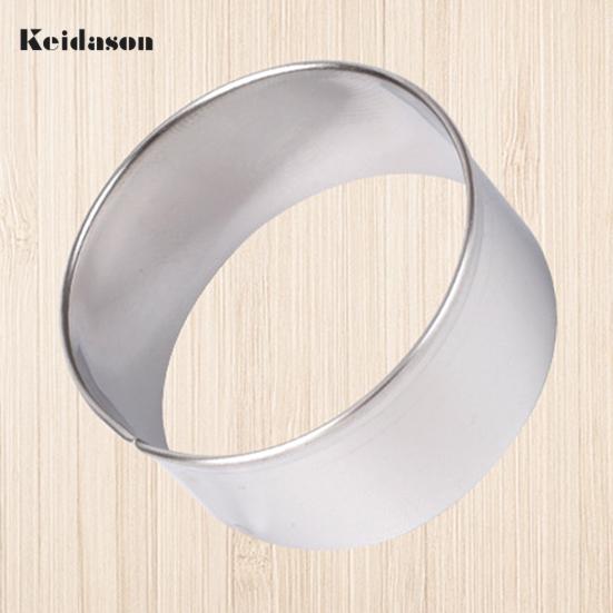 Puntos Kuchnia Wielofunkcyjna ze stali nierdzewnej 5 sztuk / zestaw Okrągła forma do ciastek Akcesoria do wykrawania ciastek