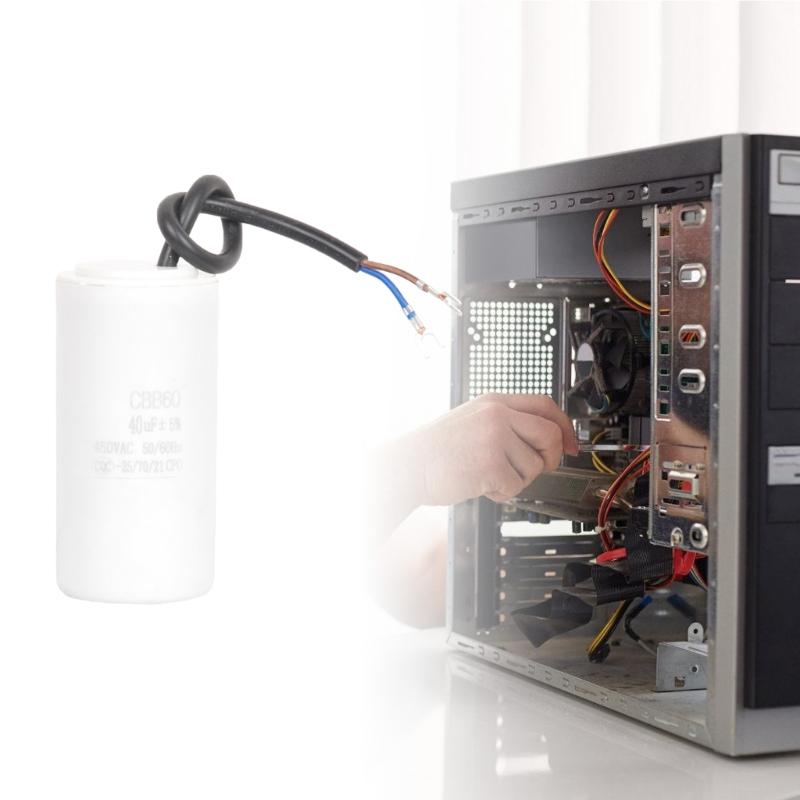 Condensatori de pornire CBB60 450VAC Condensatori de funcționare a motorului Condensatori de funcționare a motorului pentru motoare și pompe
