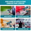 21V Wireless Electric Paint Sprayer Adjustable Nozzle Cordless Spray For Home Renovation Furniture Car Painting Task