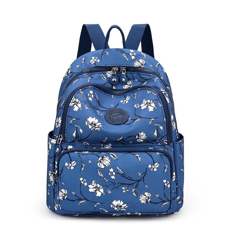 Trendy and Fashionable Women's Backpack Medium and Old Mother Travel Small Schoolbag Nylon Casual Women's Backpack
