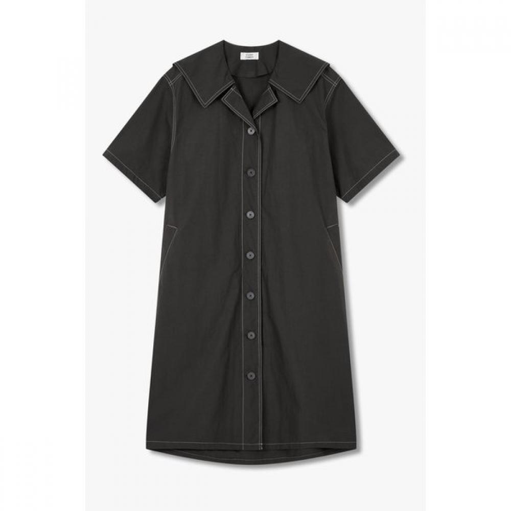 STUDIO TOMBOY Sailor Collar Cotton Dress 9175241981