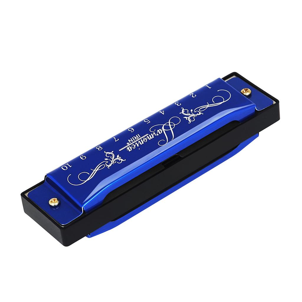 Standard Harmonica Key-of-C, Blues Harps Mouth Organ 10 Holes 20 Tones Harmonica for Beginners and Professionals