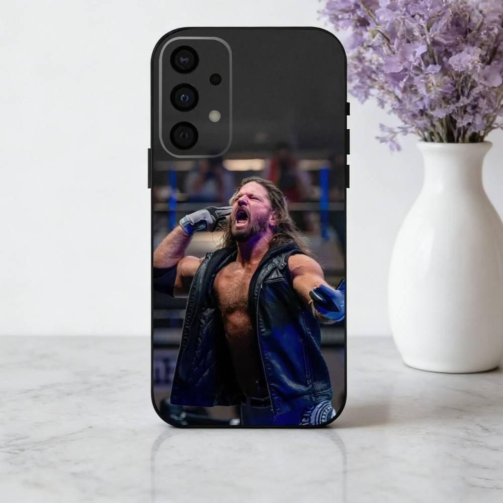 A-Aj Powerful S-Styles-S  Phone Case For Samsung Galaxy A73,A72,A71,A70,A53,A52,A51,Soft Silicone Black Cover Samsung a20s