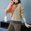 Fall and Winter Women's Thickened Knit Sweater Loose Pullover Bottoming Shirt