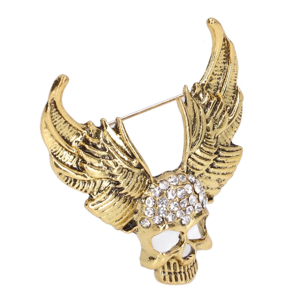 Drill Skull Brooch Sparkling S Fashion Personality Brooch Accessories for Suit Coat