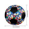 Soccer Ball Colorful Machine Stitched PVC Size 5 Team Training Competition Ready Durable High-Bounce Cool Sports Gift
