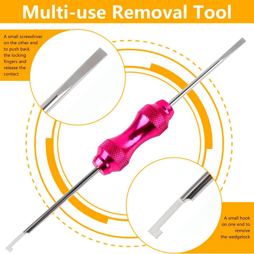 338Pcs For DT Series Electrical Connector Kit with 4-Way Indent Crimping Tool