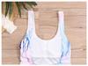 Women's 2020 Sexy One-Piece Swimsuit with Chest Pads, Solid Color, Sleeveless Triangle Beachwear