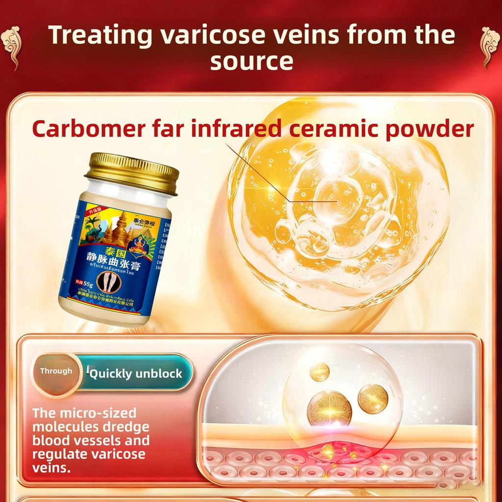 Herbal Varicose Veins Ointment - Relieves Tension Natural & Skin-Friendly