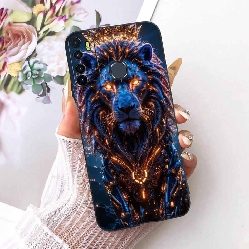 For Infinix Hot 9 Pro Case New Fashion Flower Soft Silicone Phone Cover For Infinix Note 7 Lite Cases Hot 9 Play Hot9 X655 Funda