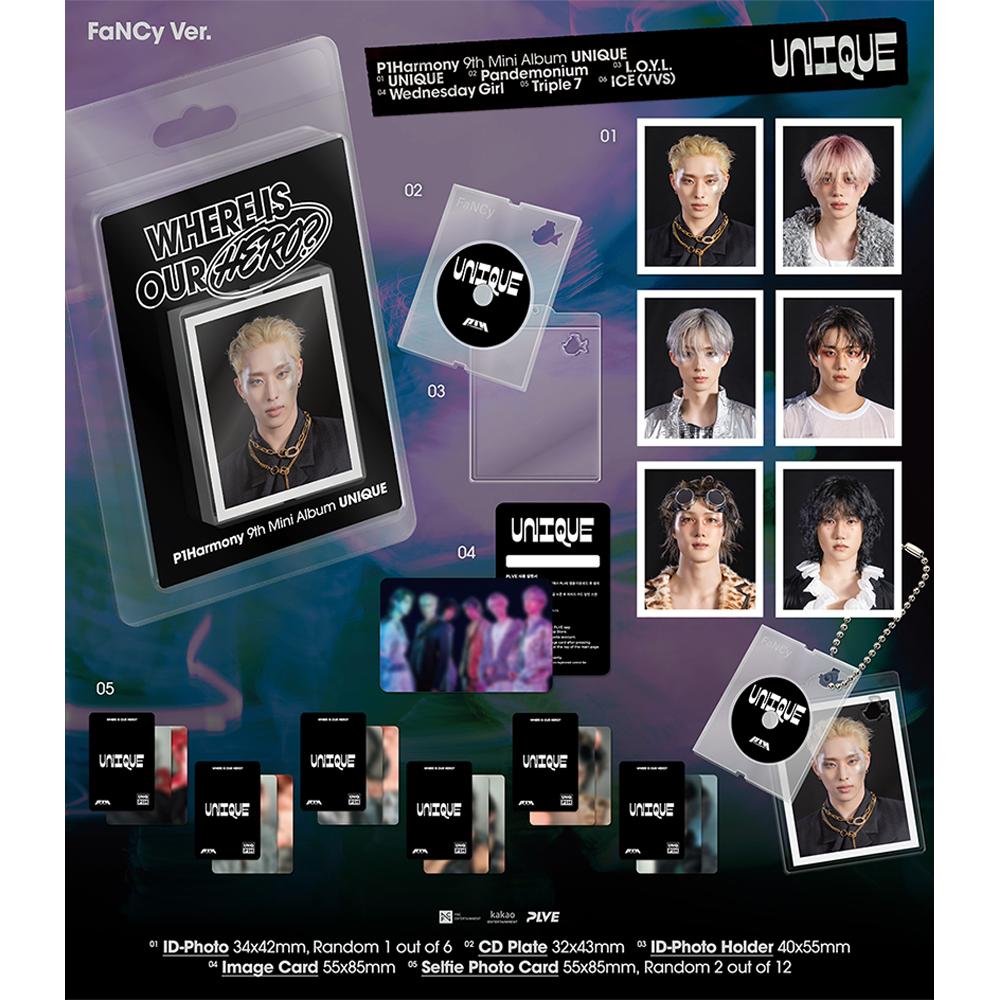 [Pre-order] P1Harmony - UNIQUE (FaNCy Ver.)