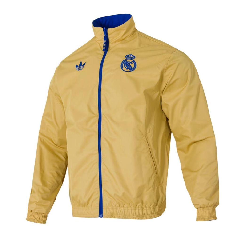 adidas Real Madrid Reversible Track Top Blue Yellow JZ2236