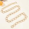 Catena da vita best-seller, anello metallico a strato singolo alla moda e versatile con catena da vita per abito, accessori trendy da indossare