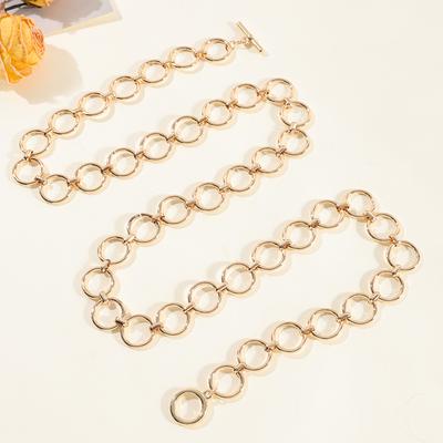 Hot-selling Waist Chain, Fashionable and Versatile Single-layer Metal Ring with Dress Waist Chain, Trendy Wear Accessories
