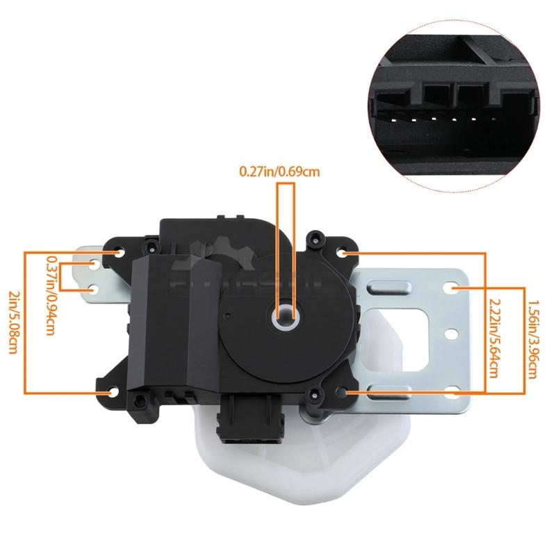 Automotive Ventilation Control Component 79140SWAA01 Heater Blend Door Actuator Temperature Regulation Structure