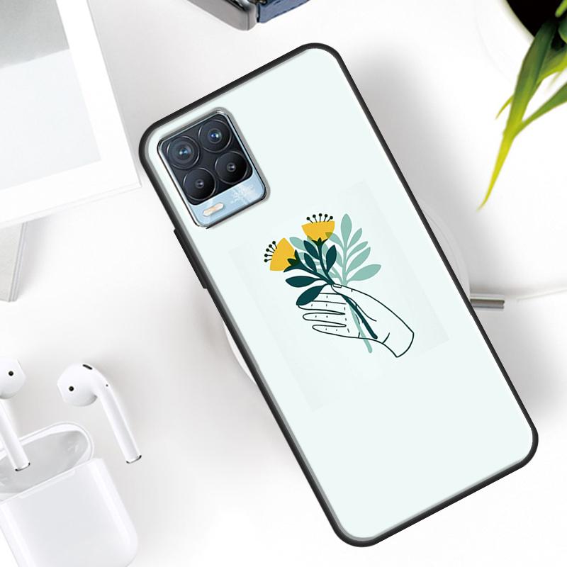 Purple Background Pattern Case For Realme 15 12 11 13 14 Pro Plus C65 C67 C61 C53 C55 C51 C25 C63 C71 C75 GT6 GT7 Pro