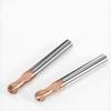 Heavy Duty Corrosion Resistant Ball Nose End Mill 2 Flutes HRC55 Hardness Fit for High Speed Steel Cast Iron Machining