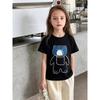 Children's Brand Clothing Summer 2026 Korean Style Kidsren's Pure Cotton Short-Sleeved T-Shirt Boys' T-Shirt Young Women's Half-Sleeved
