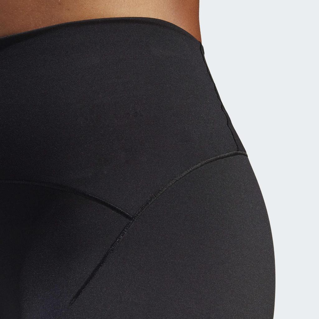 Adidas High Waist Cropped Training Leggings Women Bottoms Black HS9933