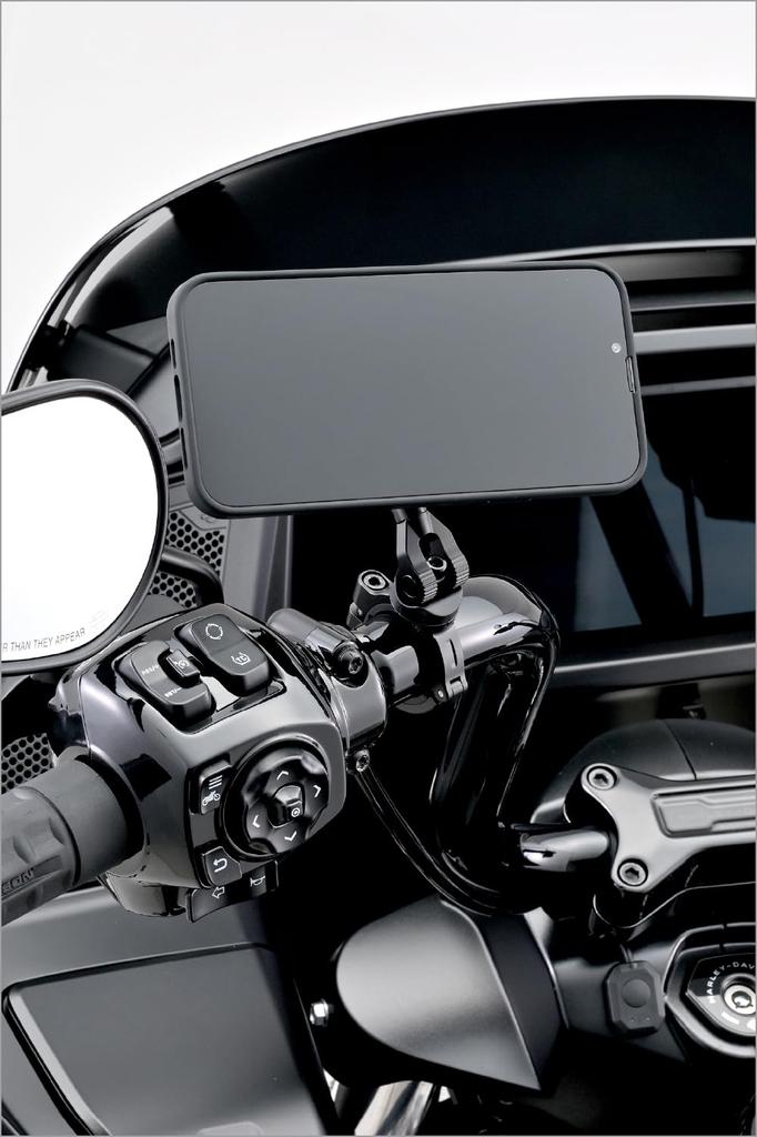 SP Connect Daytona Motorcycle Smartphone Holder Moto Mount 3D inch Black 61011 (SPC+) 1.5