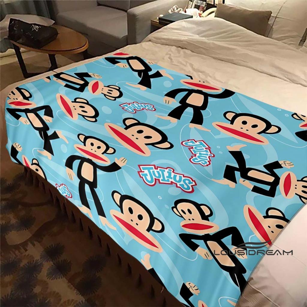 Customizable Cartoon Cute 3D Printing P-PaulF- Frank Flannel Blanket Sofa Home Warm Soft Blanket Four Seasons Portable Gift Blan
