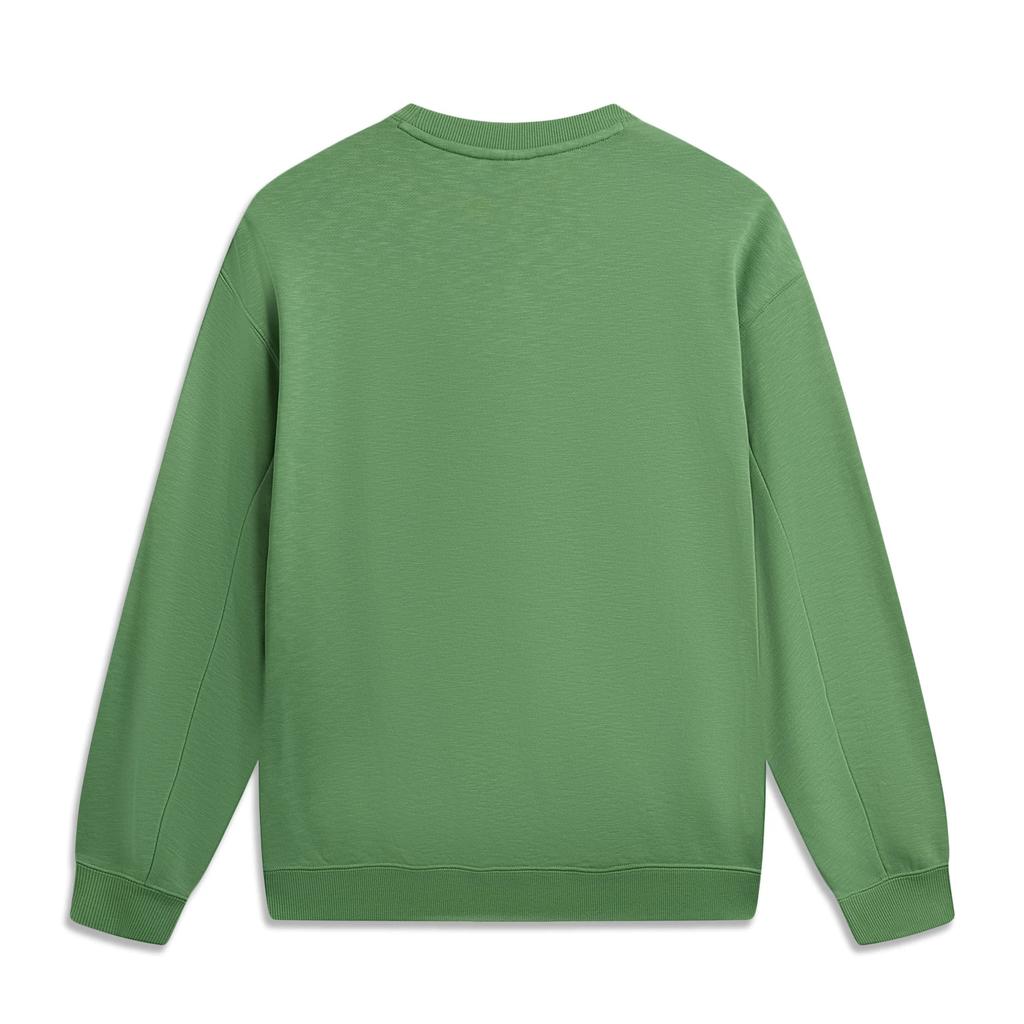 Li Ning Badfive Letter Round Neck Casual Sweatshirt Men sweatshirt AWDW035-7