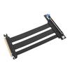 PCIe 5.0 X16 Riser Cable 90 Degree Right Angle 128Gbps Shielded PCIE 5.0 X16 GPU Extension Cable for PC Case Server ITX
