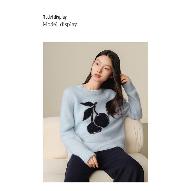 

JZ ANNAKO Women s Soft Alpaca Wool Knit Sweater M