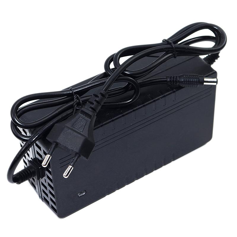 54.6V 2A/3A/5A Lithium Battery Smart Charger AC100-240V With Fan For 13S 48V 20A 30A E-two Wheelers Li-ion Cells Fast Charging