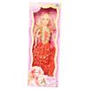 Elegant Gift Doll In a Red and Gold Dress