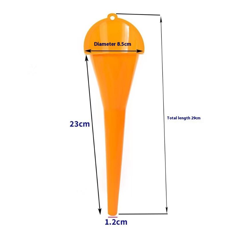 3 Pièces/ Ensemble Entonnoir à Carburant Automobile Flexible Multi-Calibre, Ensemble d'Entonnoirs en Plastique à Long Col pour Remplissage d'Huile de Voiture Moto Essence