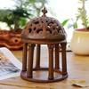 Cast Iron Crown Handicrafts for Courtyard Gardens European Style Retro Castle Circular Tower Ornaments Home Hotel Decoration