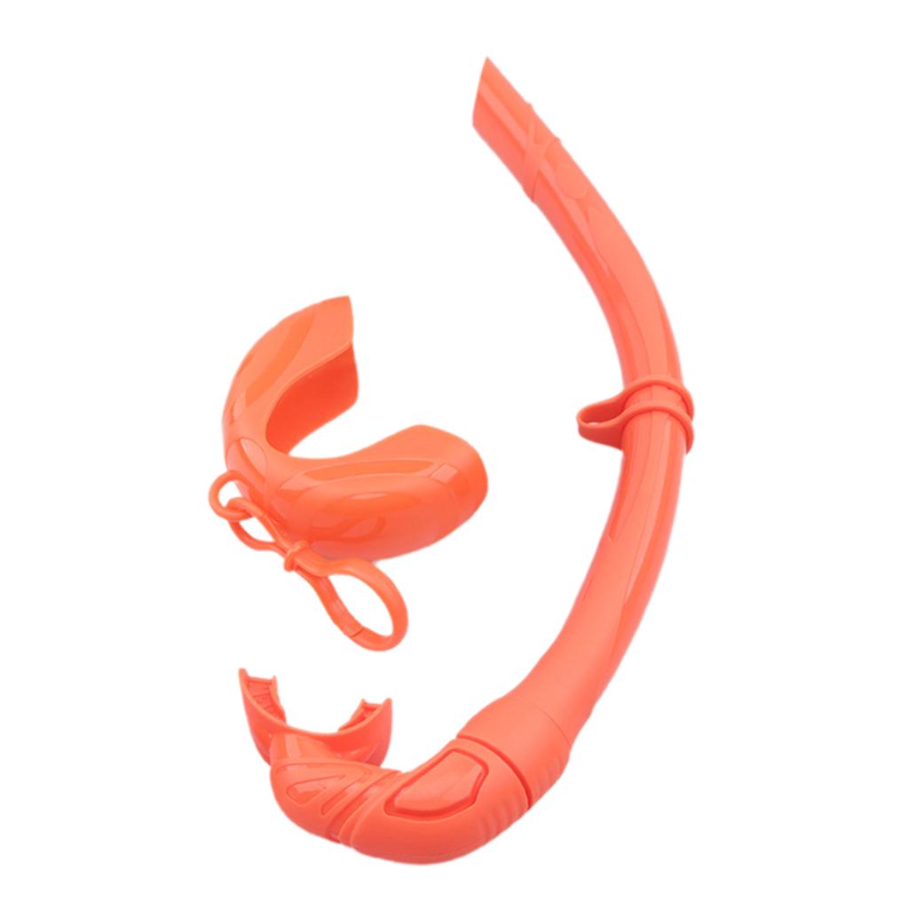 Flexible Roll Up Silicone Snorkel Swimming Swim Snorkel with Hanging Buckle Freediving Snorkel Diving Accessories