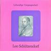 LP Record LEO SCHTZENDORF  Lebendige Vergangenheit  Leo Schut LV123 Lebendige Verga Austria Classical Used