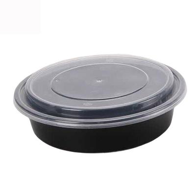 Anju Xiansen 750ml Schwarze Runde Meal Prep Behälter (150 Sets)