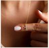 Cubic Zirconia Crucifix Cross Neckalce Pendant for Women Simple Layered Jewelry