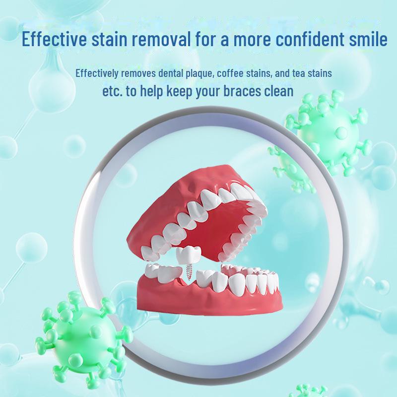 Effervescent Cleaning Tablets for Dentures, Braces & Orthodontic Devices - Stain Removal & Universal Care.